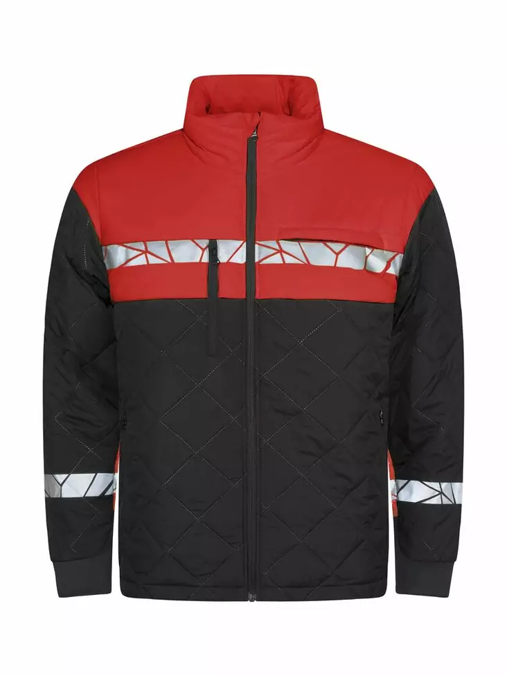 ProJob 7404 Kevyt Takki, Black/Red - Projob Työtakit - 647404-9935 - 1