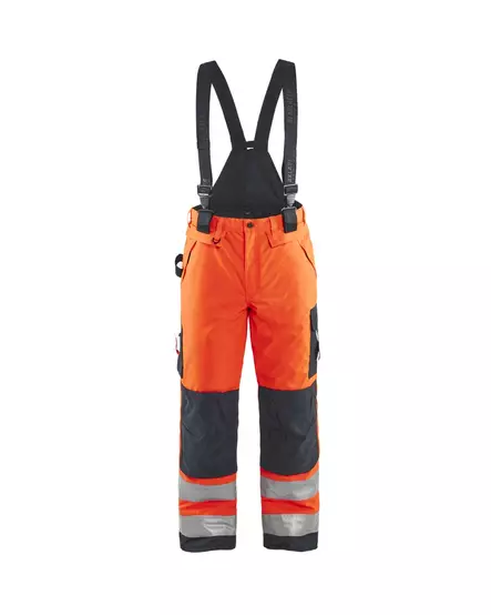 Blåkläder Highvis talvihousut henkseleillä Hivis Yellow/Grey - Blåkläder Huomiotyövaatteet - 188519773396 - 1