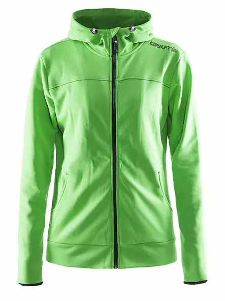 Craft Leisure Full Zip Hood W, Craft Green - Craft Vaatteet - 1901693-2606 - 1