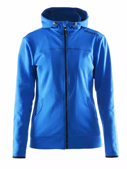 Craft Leisure Full Zip Hood W, Sweden Blue - Craft Vaatteet - 1901693-2336 - 1