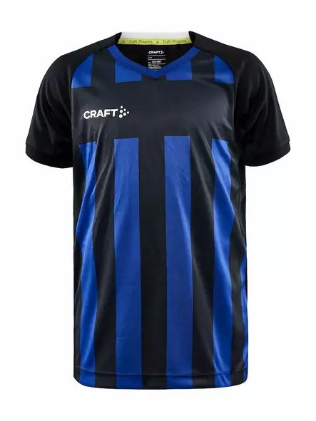 Craft Progress 2.0 Stripe Jersey JR, Black/Club Cobolt - Urheiluvaatteet - 1910177-999346 - 1