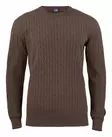 C&B Blakely Knitted Sweater Men's, Meleerattu ruskea - Cutter & Buck Vaatteet - 355402-836 - 1