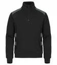 Clique Ambition Half Zip, Musta/Harmaa - Clique Vaatteet - 021075-96 - 1