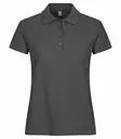 Clique Basic Polo Women, Metallinharmaa - Clique Vaatteet - 028231-956 - 1
