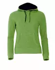 Clique Classic Hoody Ladies, Green Melange - Clique Vaatteet - 021042-676 - 1