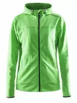 Craft Leisure Full Zip Hood W, Craft Green - Craft Vaatteet - 1901693-2606 - 1