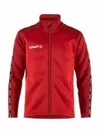 Craft Squad 2.0 Full Zip Jr, Red/express - Craft Vaatteet - 1912730-430476 - 1