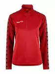 Craft Squad 2.0 Half Zip W, Red/express - Craft Vaatteet - 1912732-430476 - 1