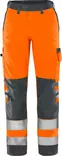 Fristads Green HV housut naisten LK2 2642 GPLU, Hi-Vis Orange/Grey - Fristads Huomiohousut - 131973-286 - 1