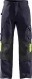 Fristads Palosuojatut housut 2656 WEL, T.Sininen/Keltainen - Fristads Palosuojatut työvaatteet - 131167-556 - 1
