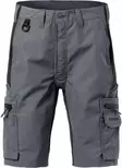 Fristads Service stretch shortsit 2702 PLW, Harmaa/Musta - Fristads Työshortsit - 126517-896 - 1