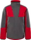 Fristads Softshell stretch talvitakki 4931 GSW, Harmaa/punainen - Fristads Työtakit - 301217-866 - 1