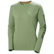 Helly Hansen W Logo Longsleeve, Jade - Helly Hansen Työpaidat - 79268-406 - 1