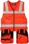 Leijona Riipputaskuliivi HiVis 1.0, Punainen - OUTLET Työvaatteet - 119165-396 - 1