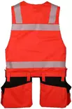 Leijona Riipputaskuliivi HiVis 2.0, Punainen - OUTLET Työvaatteet - 120642-396 - 2