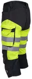 Leijona Stretch Caprihousut HiVis, Keltainen/Musta - OUTLET Työvaatteet - 132904-196 - 4
