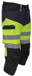 Leijona Stretch Caprihousut HiVis, Keltainen/Musta - OUTLET Työvaatteet - 132904-196 - 3