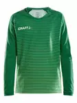 Pro Control Stripe Jersey LS Jr, Team Green/Craft green - Craft Vaatteet - 1906851-651606 - 1