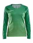 Pro Control Stripe Jersey LS W, Team Green/Craft green - Craft Vaatteet - 1906850-651606 - 1