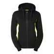 SW 226 Ava lds zip hood, bla/yel - South West Vaatteet - 226-46 - 1