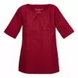 Smila 75904 Elin blouse GOTS w, drk red - Smila Työvaatteet - 75904-66 - 1