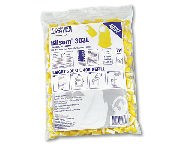 Bilsom 303L Korvatulppa TÄYTTÖ, 200pr/pkt - Korvatulpat - 1006186 - 1