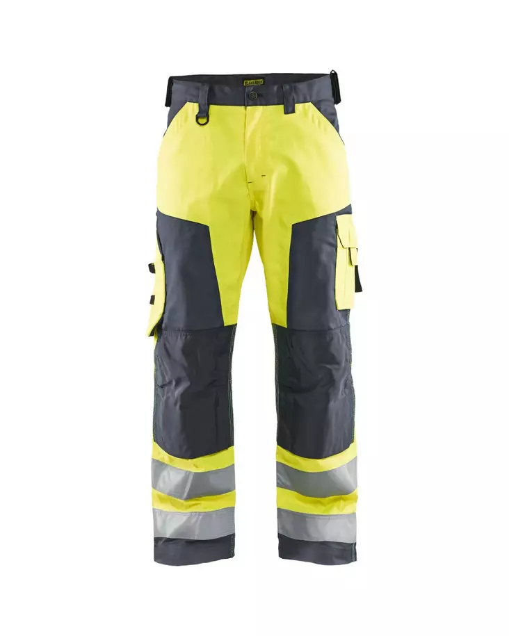Blåkläder Highvis housut Hivis Yellow/Grey - Blåkläder Huomiotyövaatteet - 156618113396 - 1