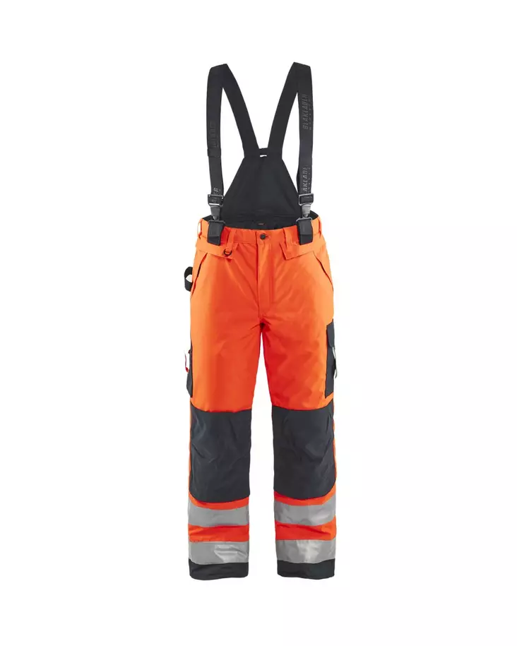 Blåkläder Highvis talvihousut henkseleillä Hivis Yellow/Grey - Blåkläder Huomiotyövaatteet - 188519773396 - 1
