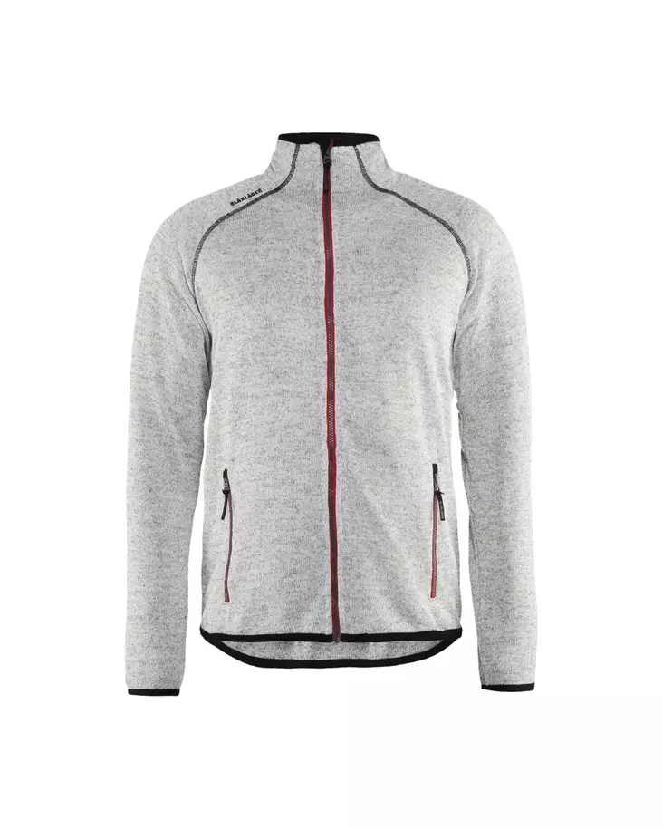 Blåkläder Neulottu takki Meleerattu harmaa/punainen - Blåkläder Työvaatteet - 494221179056 - 1