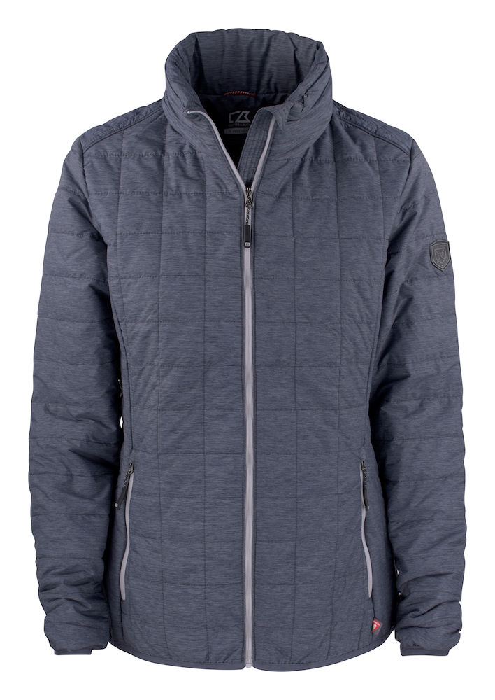 C&B Rainier Jacket Ladies', Anthr. navy mel. - Cutter & Buck Vaatteet - 351407-586 - 1