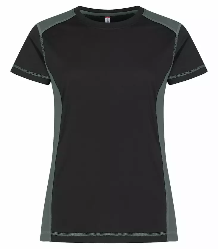 Clique Ambition-T Lady, Musta/Harmaa - Clique Vaatteet - 029377-96 - 1