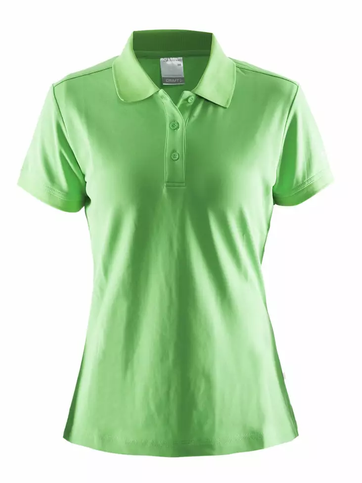 Craft Polo Shirt Pique Classic W, Craft Green - Craft Vaatteet - 192467-1606 - 1