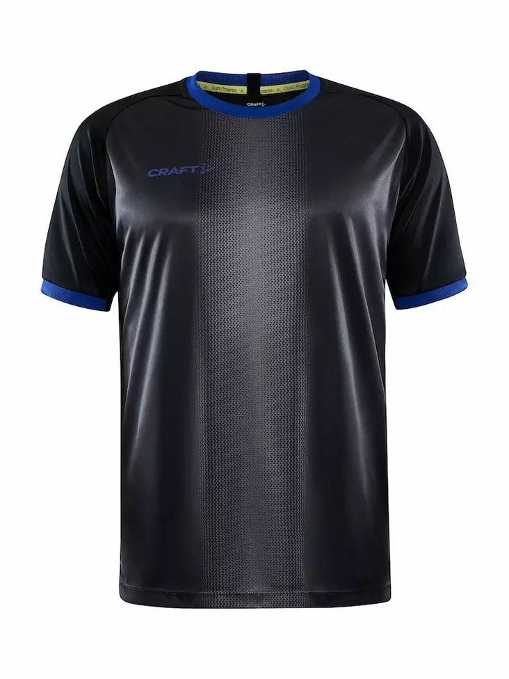 Craft Progress 2.0 Graphic Jersey M, Black/Club Cobolt - Urheiluvaatteet - 1910178-999346 - 1