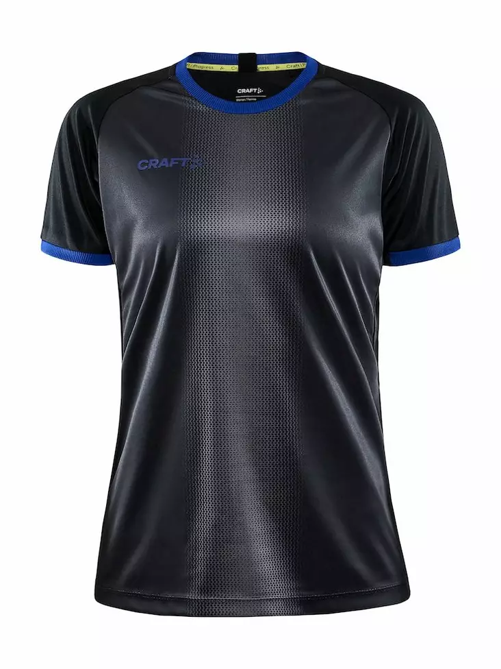 Craft Progress 2.0 Graphic Jersey W, Black/Club Cobolt - Urheiluvaatteet - 1910179-999346 - 1
