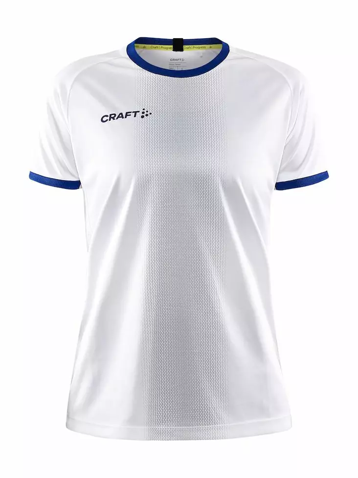 Craft Progress 2.0 Graphic Jersey W, White/Club Cobolt - Urheiluvaatteet - 1910179-900346 - 1