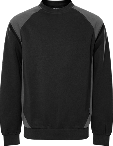 Fristads Collegepaita 7148 GSM, Musta/harmaa - Fristads Työpaidat - 300510-996 - 1