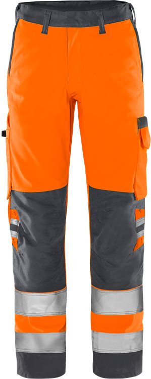 Fristads Green HV housut LK2 2651 GPLU, Hi-Vis Orange/Grey - Fristads Huomiohousut - 131982-286 - 1