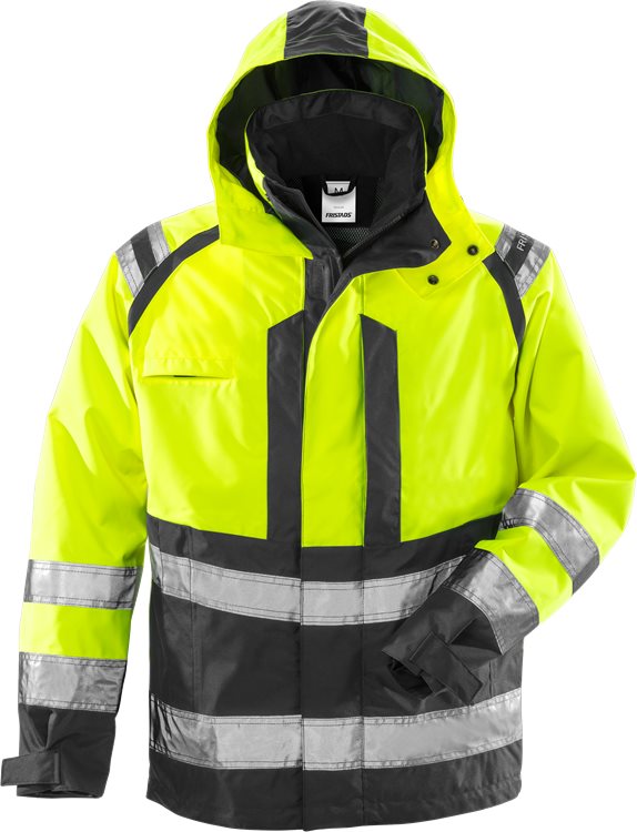 Fristads HV Airtech® kuoritakki LK3, 4153 MPVX, Keltainen/Musta - Fristads Huomiotakit - 100995-196 - 1