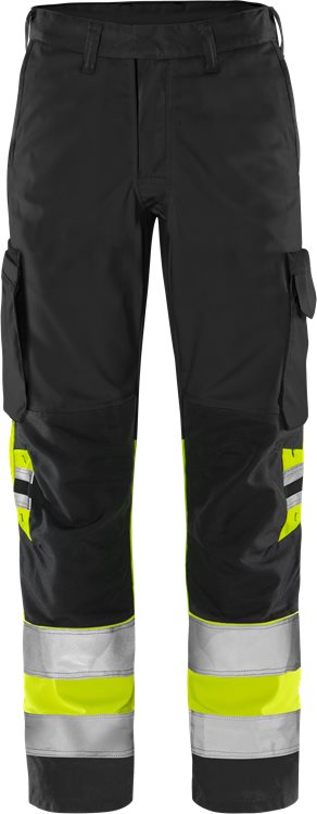 Fristads HV Green housut LK1 2668 GPLU, Hi-Vis Yellow/Black - Fristads Huomiohousut - 134271-196 - 1