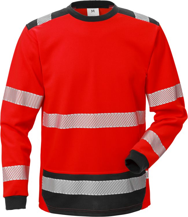 Fristads HV T-paita PH 7724 TPH, Punainen/Musta - Fristads Huomiopaidat - 114100-396 - 1