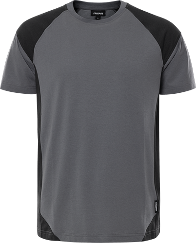 Fristads Heavy t-paita 7046 GTM, Harmaa/musta - Fristads Työpaidat - 300505-896 - 1