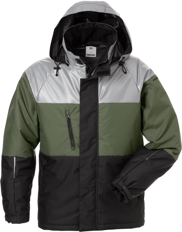 Fristads Heijaste talvitakki 4917 RLX, Maastonvihreä/Musta - Fristads Työtakit - 127562-796 - 1