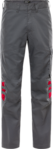 Fristads Housut 2930 GWM, Harmaa/punainen - Fristads Työhousut - 301026-866 - 1