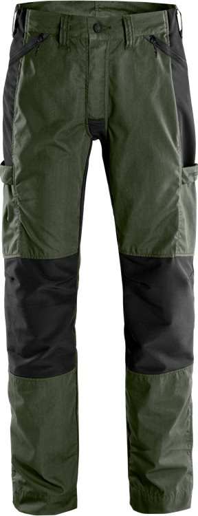 Fristads Service stretch housut 2540 LWR, Maastonvihreä/Musta - Fristads Työhousut - 130804-796 - 1