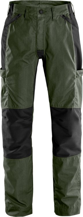 Fristads Service stretch housut naisten 2541 LWR, Maastonvihreä/Musta - Fristads Työhousut - 130805-796 - 1