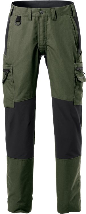 Fristads Service stretch housut naisten 2701 PLW, Maastonvihreä/Musta - Fristads Työhousut - 126516-796 - 1