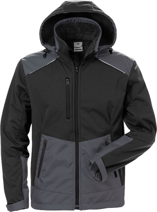 Fristads Softshell talvitakki 4060 CFJ, Musta/Harmaa - Fristads Työtakit - 127188-996 - 1