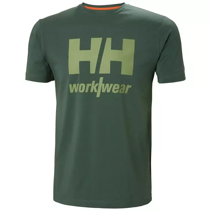 Helly Hansen Logo T-shirt, Spruce - Helly Hansen Työpaidat - 79261-476 - 1