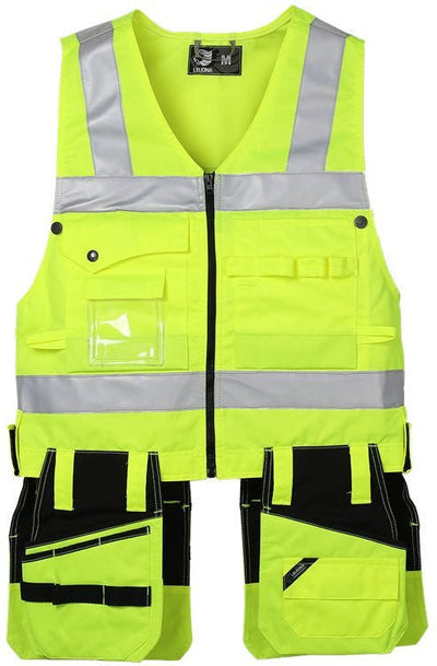 Leijona Riipputaskuliivi HiVis 1.0, Keltainen - OUTLET Työvaatteet - 119165-196 - 1