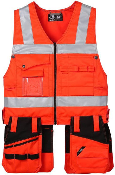 Leijona Riipputaskuliivi HiVis 1.0, Punainen - OUTLET Työvaatteet - 119165-396 - 1